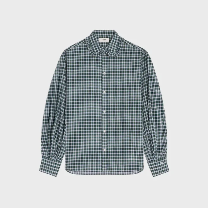 Shirt in Tartan Cotton Cloth Shirt in Tartan Cotton Cloth