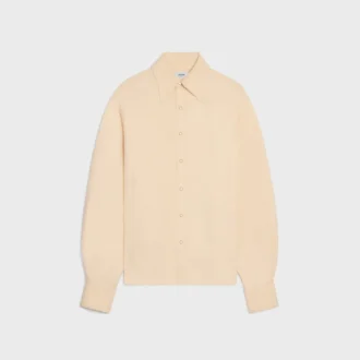 Shirt in Viscose and Silk Cady
