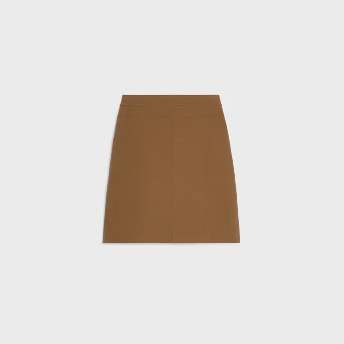 Short Skirt in Cotton Twill