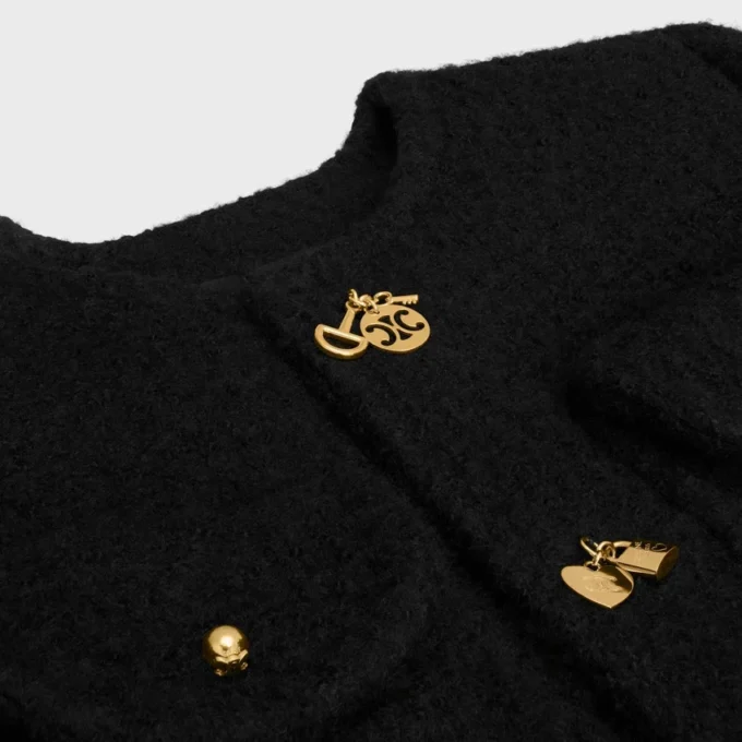 Short-Sleeved Jacket in Cashmere and Wool Natta Short-Sleeved Jacket in Cashmere and Wool Natta