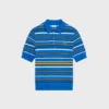 Short-Sleeved Polo Sweater in Fine Cotton Short-Sleeved Polo Sweater in Fine Cotton