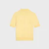 Short-Sleeved Polo Sweater in Fine Cotton Short-Sleeved Polo Sweater in Fine Cotton