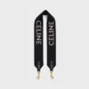 Short Strap in Wool with Celine Jacquard Short Strap in Wool with Celine Jacquard