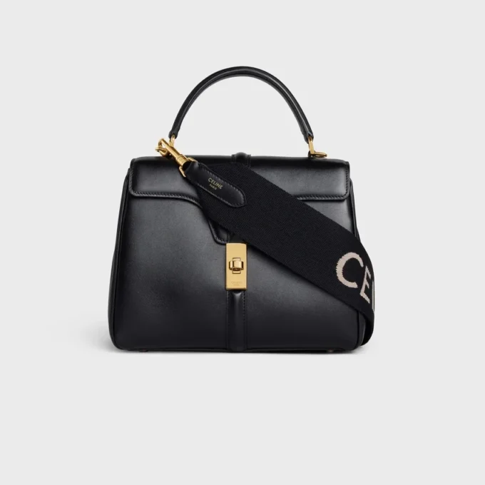 Short Strap in Wool with Celine Jacquard Short Strap in Wool with Celine Jacquard