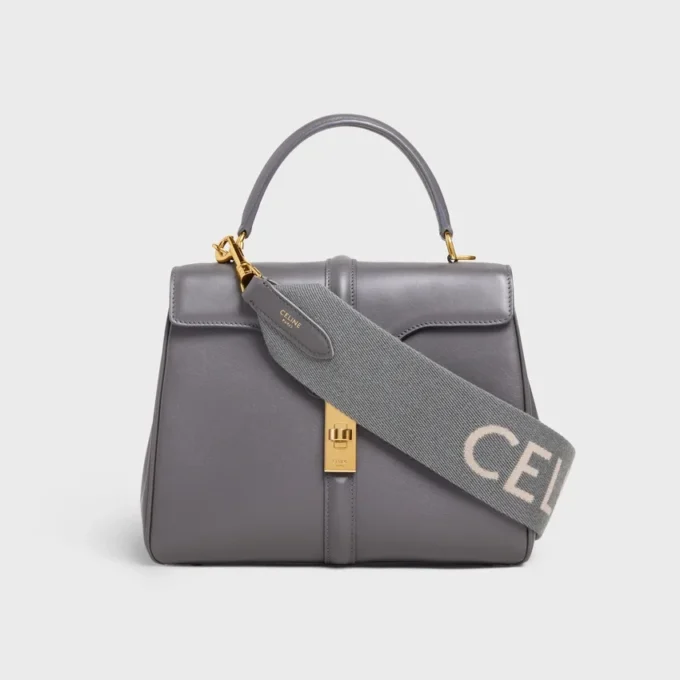 Short Strap in Wool with Celine Jacquard Short Strap in Wool with Celine Jacquard