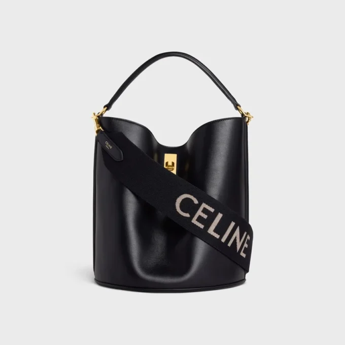 Short Strap in Wool with Celine Jacquard Short Strap in Wool with Celine Jacquard