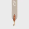 Short Strap in Wool with Celine Jacquard with Gold Finishing Short Strap in Wool with Celine Jacquard with Gold Finishing