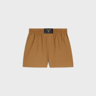 Shorts in Cotton and Linen Cloth