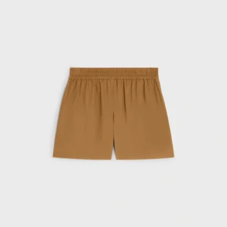 Shorts in Cotton and Linen Cloth