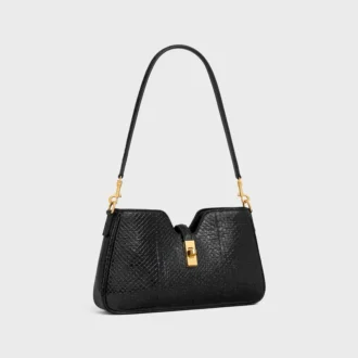 Shoulder Camille 16 Soft in Python Glitter