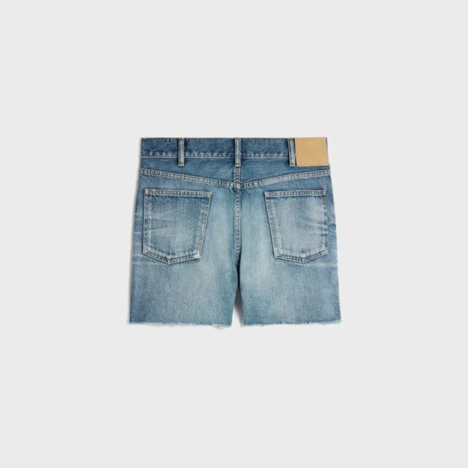 Skate Shorts in Electric Sky Wash Denim Skate Shorts in Electric Sky Wash Denim