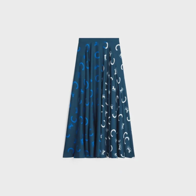 Skirt in Silk Twill Skirt in Silk Twill