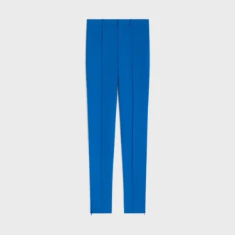 Slim Trousers in Stretch Wool Gabardine