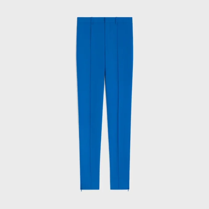 Slim Trousers in Stretch Wool Gabardine Slim Trousers in Stretch Wool Gabardine