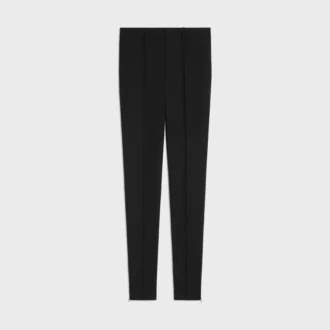 Slim Trousers in Stretch Wool Gabardine