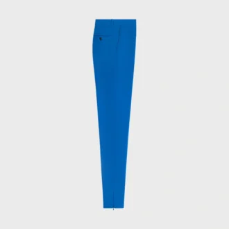 Slim Trousers in Stretch Wool Gabardine