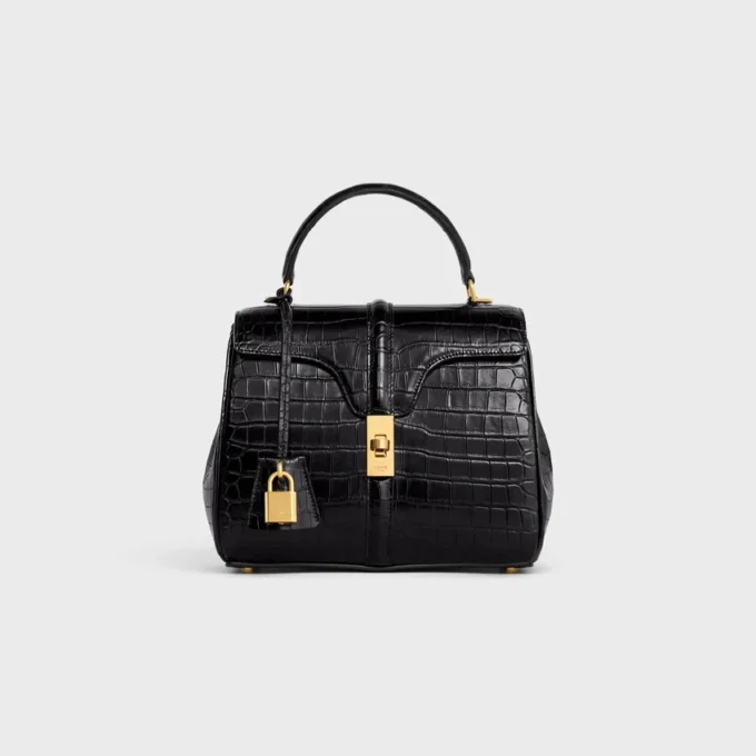 Small 16 Bag in Porosus Crocodile Small 16 Bag in Porosus Crocodile