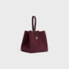Small Amber in Suede and Python Effect Calfskin Small Amber in Suede and Python Effect Calfskin