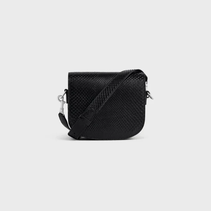 Small Besace Strap Triomphe in Python Small Besace Strap Triomphe in Python
