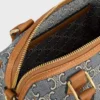 Small Boston in Triomphe Jacquard and Calfskin Small Boston in Triomphe Jacquard and Calfskin