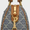 Small Boston in Triomphe Jacquard and Calfskin Small Boston in Triomphe Jacquard and Calfskin