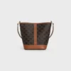 Small Bucket in Triomphe Canvas and Calfskin Small Bucket in Triomphe Canvas and Calfskin