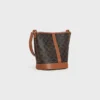 Small Bucket in Triomphe Canvas and Calfskin Small Bucket in Triomphe Canvas and Calfskin