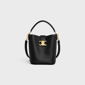 Small Bucket Louise in Smooth Calfskin