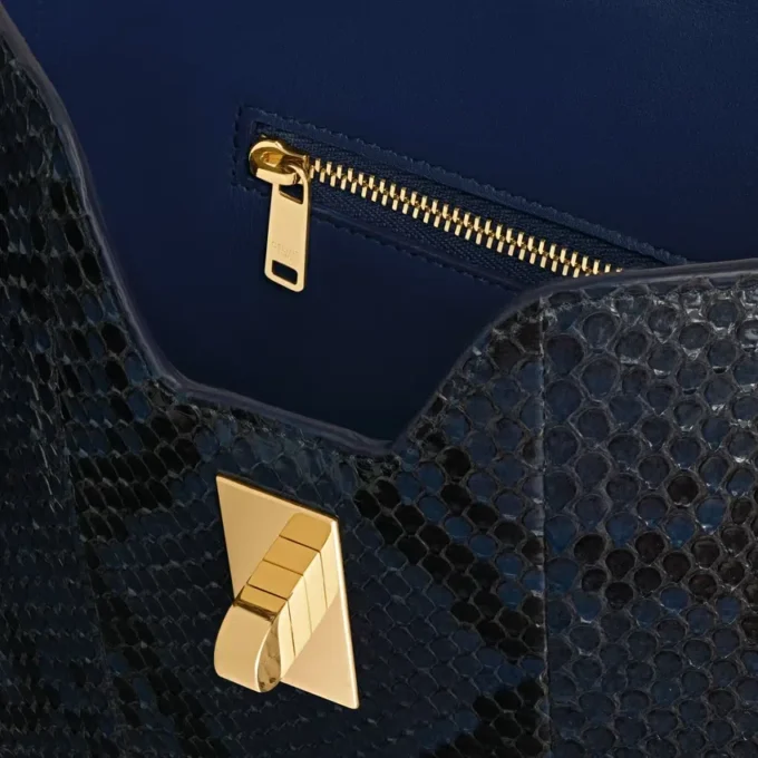 Small Camille 16 Soft Bag in Python Small Camille 16 Soft Bag in Python