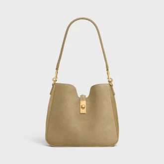 Small Camille 16 Soft Bag in Suede Calfskin