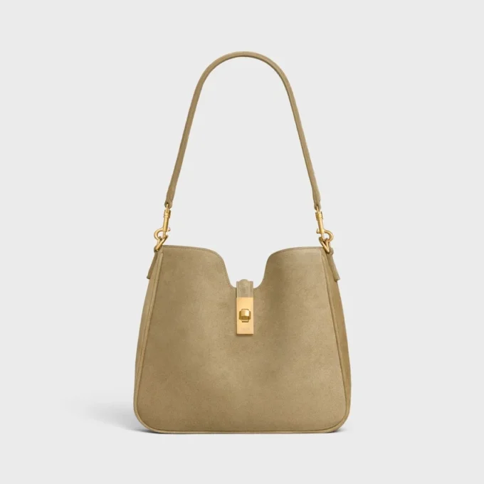 Small Camille 16 Soft Bag in Suede Calfskin Small Camille 16 Soft Bag in Suede Calfskin