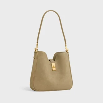 Small Camille 16 Soft Bag in Suede Calfskin