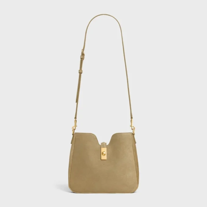 Small Camille 16 Soft Bag in Suede Calfskin Small Camille 16 Soft Bag in Suede Calfskin
