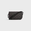 Small Crossbody Bag Triomphe in Triomphe Canvas and Calfskin Small Crossbody Bag Triomphe in Triomphe Canvas and Calfskin