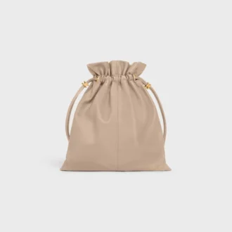 Small Crystal Pouch in Lambskin