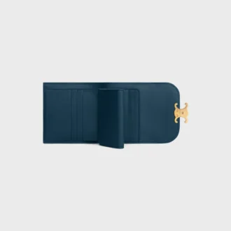 Small Flap Wallet Triomphe in Lizard