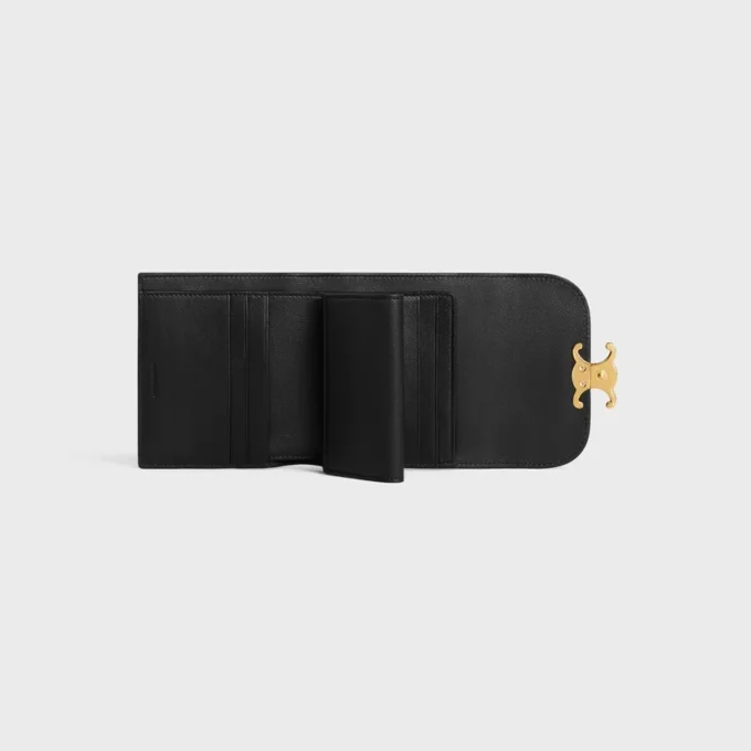 Small Flap Wallet Triomphe in Lizard Small Flap Wallet Triomphe in Lizard