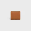 Small Flap Wallet Triomphe in Nubuck Calfskin Small Flap Wallet Triomphe in Nubuck Calfskin