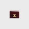 Small Flap Wallet Triomphe in Patent Calfskin Small Flap Wallet Triomphe in Patent Calfskin