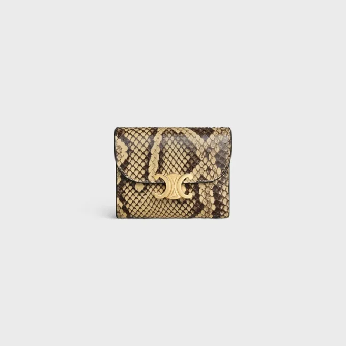 Small Flap Wallet Triomphe in Python