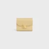 Small Flap Wallet Triomphe in Shiny Calfskin Small Flap Wallet Triomphe in Shiny Calfskin