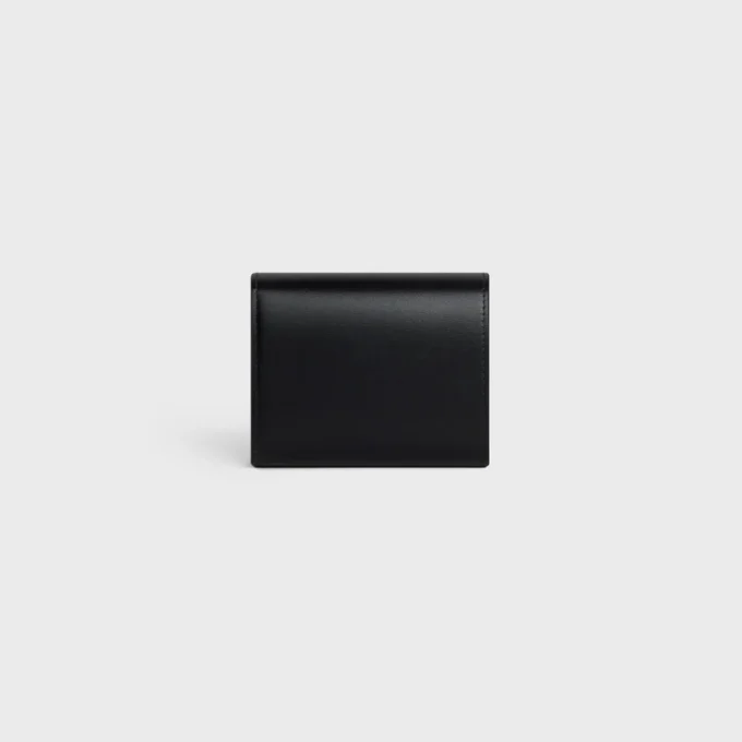 Small Flap Wallet Triomphe in Shiny Calfskin Small Flap Wallet Triomphe in Shiny Calfskin