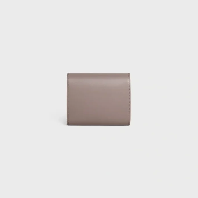 Small Flap Wallet Triomphe in Shiny Calfskin