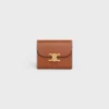 Small Flap Wallet Triomphe in Shiny Smooth Lambskin