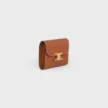 Small Flap Wallet Triomphe in Shiny Smooth Lambskin
