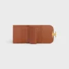 Small Flap Wallet Triomphe in Shiny Smooth Lambskin