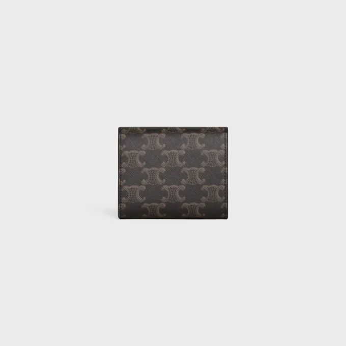 Small Flap Wallet Triomphe in Triomphe Canvas