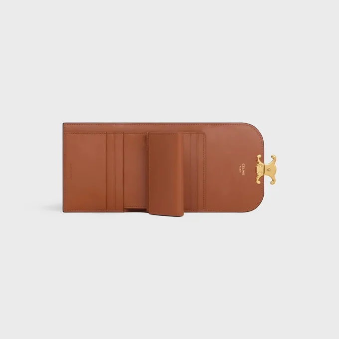 Small Flap Wallet Triomphe in Triomphe Canvas
