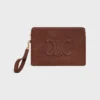 Small Pouch with Strap Cuir Triomphe in Grained Calfskin Small Pouch with Strap Cuir Triomphe in Grained Calfskin
