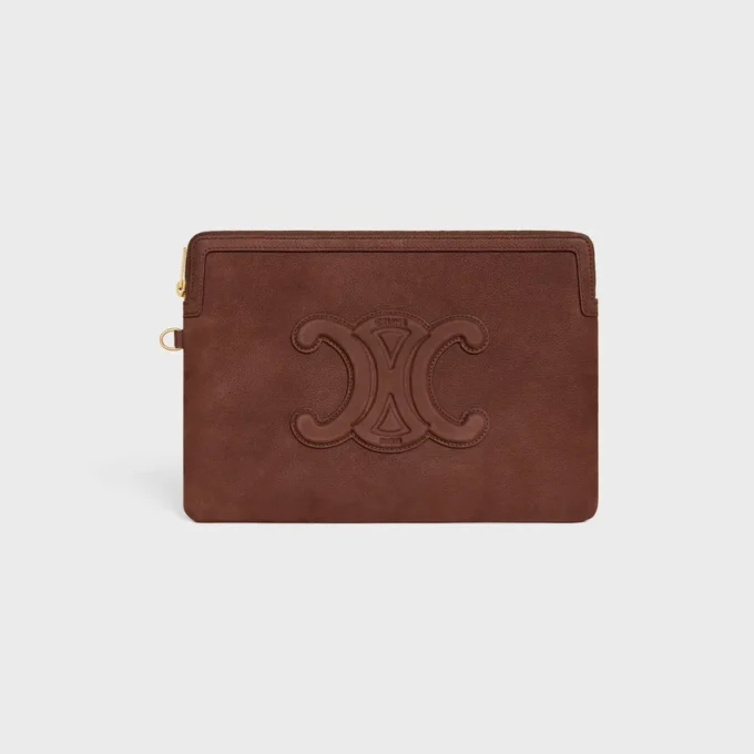 Small Pouch with Strap Cuir Triomphe in Grained Calfskin Small Pouch with Strap Cuir Triomphe in Grained Calfskin